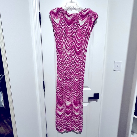 Vintage knit crochet sweatermaxi dress - Picture 1 of 7